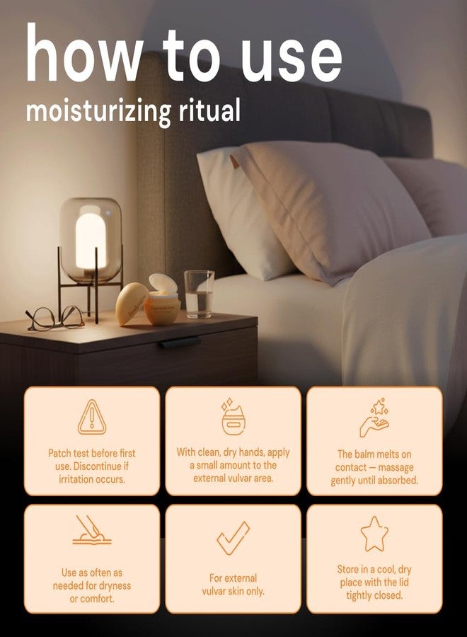 Bodyotics Vulva Balm - Fragrance-Free Vaginal Moisturizer for Dryness, Itching and Discomfort - No Hormones - pH-Balanced Organic Moisture Balm for Silky External Vulval Area - 2oz - Image 3